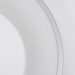 GloboStar® SALEM 61234 Πλαφονιέρα Οροφής Δαχτυλίδι-Κύκλος LED CCT 75W 8625lm 120° AC 220-240V - Εναλλαγή Φωτισμού μέσω Τηλεχειριστηρίου All In One Ψυχρό 6000k+Φυσικό 4500k+Θερμό 2700k Dimmable Φ45cm - Ασημί - 3 Years Warranty