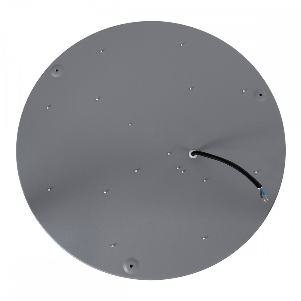 GloboStar® NARNIA 61258 Πλαφονιέρα Οροφής LED CCT 75W 8625lm 120° AC 220-240V - Εναλλαγή Φωτισμού μέσω Τηλεχειριστηρίου All In One Ψυχρό 6000k+Φυσικό 4500k+Θερμό 2700k Dimmable Φ45 x Υ8cm - Γκρι Ανθρακί - 3 Years Warranty