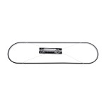 GloboStar® BOLIVAR 61271 Κρεμαστό Φωτιστικό Οροφής Design LED CCT 54W 6210lm 300° AC 220-240V - Εναλλαγή Φωτισμού μέσω Τηλεχειριστηρίου All In One Ψυχρό 6000k+Φυσικό 4500k+Θερμό 2700k Dimmable Μ120 x Π30 x Υ2cm - Μαύρο - 3 Years Warranty