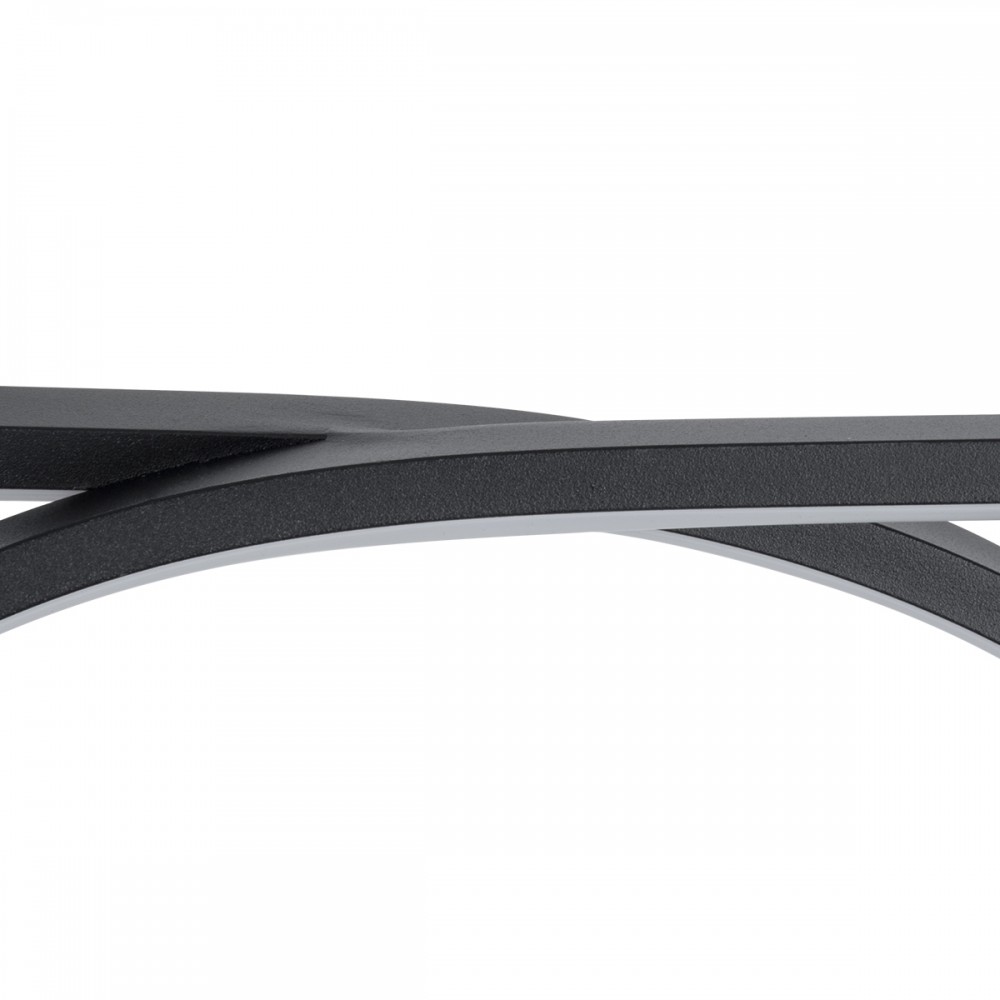 GloboStar® ROME 61294 Κρεμαστό Φωτιστικό Οροφής Linear Design LED CCT 24W 2640lm 200° AC 220-240V - Εναλλαγή Φωτισμού μέσω Διακόπτη On/Off All In One Ψυχρό 6000k+Φυσικό 4500k+Θερμό 2700k Μ65.5 x Π4 x Υ33cm - Μαύρο - 3 Years Warranty