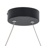 GloboStar® ROME 61294 Κρεμαστό Φωτιστικό Οροφής Linear Design LED CCT 24W 2640lm 200° AC 220-240V - Εναλλαγή Φωτισμού μέσω Διακόπτη On/Off All In One Ψυχρό 6000k+Φυσικό 4500k+Θερμό 2700k Μ65.5 x Π4 x Υ33cm - Μαύρο - 3 Years Warranty