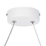 GloboStar® ROME 61295 Κρεμαστό Φωτιστικό Οροφής Linear Design LED CCT 24W 2640lm 200° AC 220-240V - Εναλλαγή Φωτισμού μέσω Διακόπτη On/Off All In One Ψυχρό 6000k+Φυσικό 4500k+Θερμό 2700k Μ65.5 x Π4 x Υ33cm - Λευκό - 3 Years Warranty