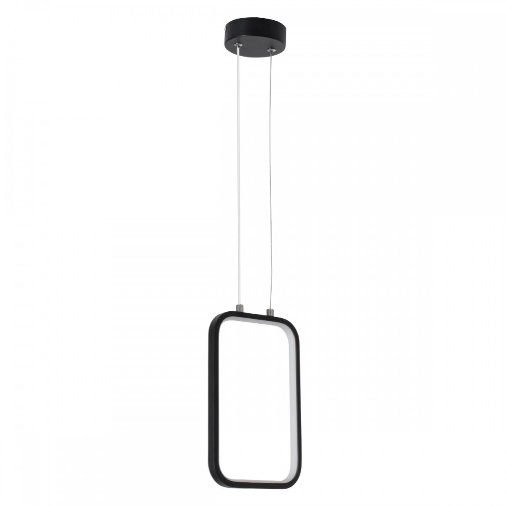 GloboStar® DEROBA 61298 Κρεμαστό Φωτιστικό Οροφής Linear Design LED CCT 12W 1320lm 360° AC 220-240V - Εναλλαγή Φωτισμού μέσω Διακόπτη On/Off All In One Ψυχρό 6000k+Φυσικό 4500k+Θερμό 2700k Μ16 x Π1.6 x Υ25.5cm - Μαύρο - 3 Years Warranty
