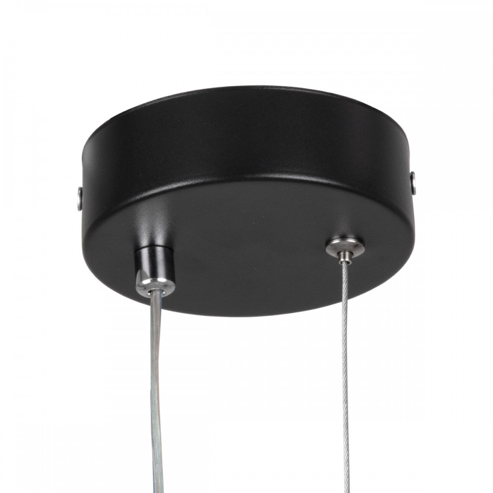 GloboStar® DEROBA 61298 Κρεμαστό Φωτιστικό Οροφής Linear Design LED CCT 12W 1320lm 360° AC 220-240V - Εναλλαγή Φωτισμού μέσω Διακόπτη On/Off All In One Ψυχρό 6000k+Φυσικό 4500k+Θερμό 2700k Μ16 x Π1.6 x Υ25.5cm - Μαύρο - 3 Years Warranty