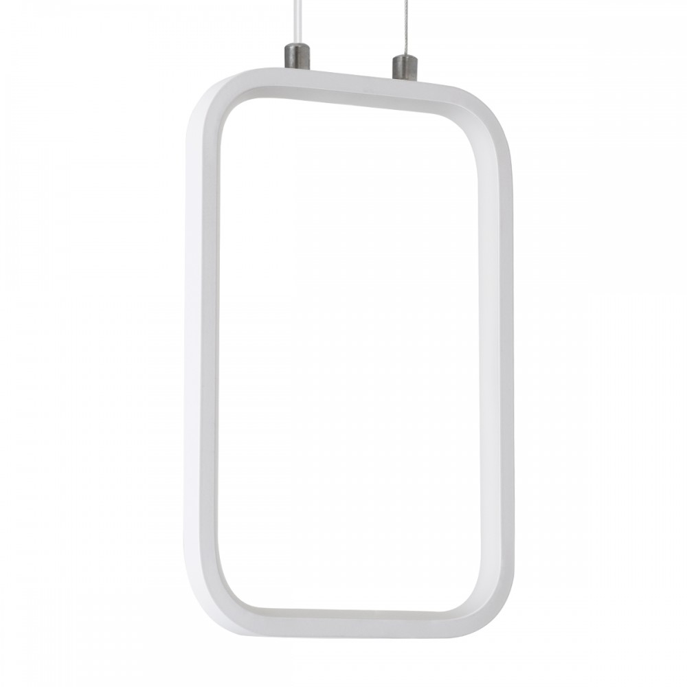 GloboStar® DEROBA 61299 Κρεμαστό Φωτιστικό Οροφής Linear Design LED CCT 12W 1320lm 360° AC 220-240V - Εναλλαγή Φωτισμού μέσω Διακόπτη On/Off All In One Ψυχρό 6000k+Φυσικό 4500k+Θερμό 2700k Μ16 x Π1.6 x Υ25.5cm - Λευκό - 3 Years Warranty