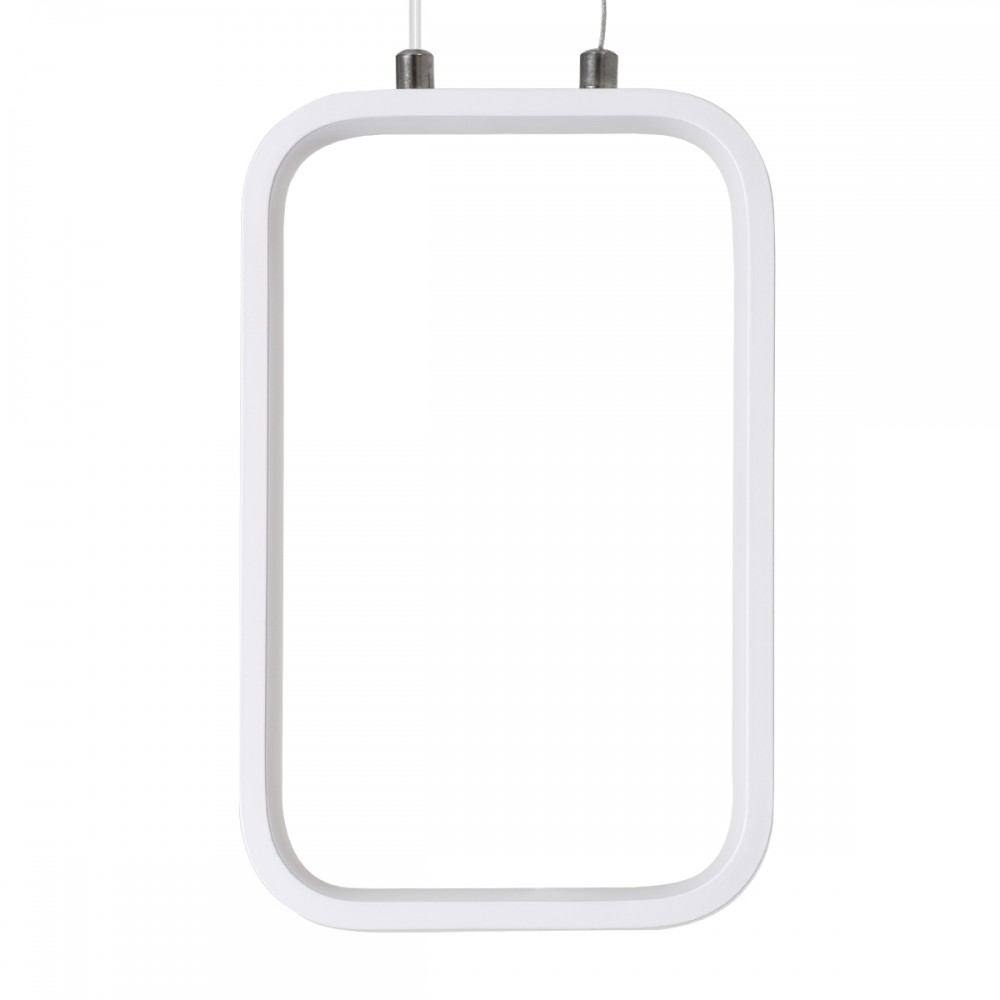 GloboStar® DEROBA 61299 Κρεμαστό Φωτιστικό Οροφής Linear Design LED CCT 12W 1320lm 360° AC 220-240V - Εναλλαγή Φωτισμού μέσω Διακόπτη On/Off All In One Ψυχρό 6000k+Φυσικό 4500k+Θερμό 2700k Μ16 x Π1.6 x Υ25.5cm - Λευκό - 3 Years Warranty