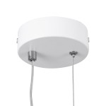 GloboStar® DEROBA 61299 Κρεμαστό Φωτιστικό Οροφής Linear Design LED CCT 12W 1320lm 360° AC 220-240V - Εναλλαγή Φωτισμού μέσω Διακόπτη On/Off All In One Ψυχρό 6000k+Φυσικό 4500k+Θερμό 2700k Μ16 x Π1.6 x Υ25.5cm - Λευκό - 3 Years Warranty