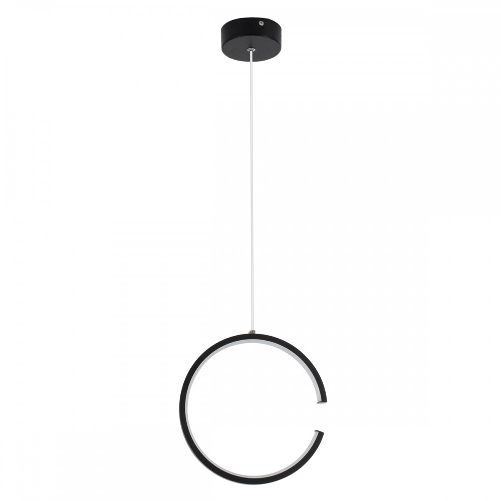 GloboStar® CEROBA 61306 Κρεμαστό Φωτιστικό Οροφής Linear Design LED CCT 12W 1320lm 360° AC 220-240V - Εναλλαγή Φωτισμού μέσω Διακόπτη On/Off All In One Ψυχρό 6000k+Φυσικό 4500k+Θερμό 2700k Φ22 x Π2cm - Μαύρο - 3 Years Warranty