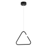 GloboStar® CEROBA 61307 Κρεμαστό Φωτιστικό Οροφής Linear Design LED CCT 12W 1320lm 360° AC 220-240V - Εναλλαγή Φωτισμού μέσω Διακόπτη On/Off All In One Ψυχρό 6000k+Φυσικό 4500k+Θερμό 2700k Μ22 x Π2 x Υ22cm - Μαύρο - 3 Years Warranty
