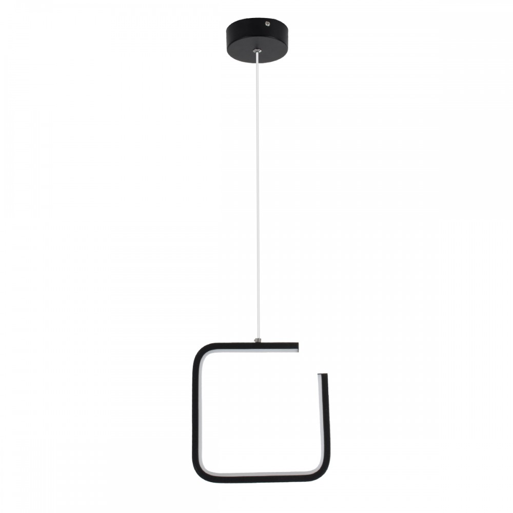 GloboStar® CEROBA 61308 Κρεμαστό Φωτιστικό Οροφής Linear Design LED CCT 12W 1320lm 360° AC 220-240V - Εναλλαγή Φωτισμού μέσω Διακόπτη On/Off All In One Ψυχρό 6000k+Φυσικό 4500k+Θερμό 2700k Μ22 x Π2 x Υ22cm - Μαύρο - 3 Years Warranty