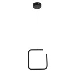 GloboStar® CEROBA 61308 Κρεμαστό Φωτιστικό Οροφής Linear Design LED CCT 12W 1320lm 360° AC 220-240V - Εναλλαγή Φωτισμού μέσω Διακόπτη On/Off All In One Ψυχρό 6000k+Φυσικό 4500k+Θερμό 2700k Μ22 x Π2 x Υ22cm - Μαύρο - 3 Years Warranty