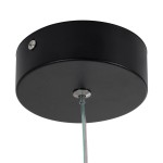 GloboStar® CEROBA 61308 Κρεμαστό Φωτιστικό Οροφής Linear Design LED CCT 12W 1320lm 360° AC 220-240V - Εναλλαγή Φωτισμού μέσω Διακόπτη On/Off All In One Ψυχρό 6000k+Φυσικό 4500k+Θερμό 2700k Μ22 x Π2 x Υ22cm - Μαύρο - 3 Years Warranty
