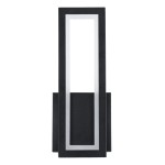 GloboStar® TIARA 61327 Φωτιστικό Τοίχου - Απλίκα Design LED CCT 12W 1440lm 360° AC 220-240V - Εναλλαγή Φωτισμού μέσω Διακόπτη On/Off All In One Ψυχρό 6000k+Φυσικό 4500k+Θερμό 2700k Μ12.5 x Π4 x Υ32cm - Μαύρο - 3 Years Warranty