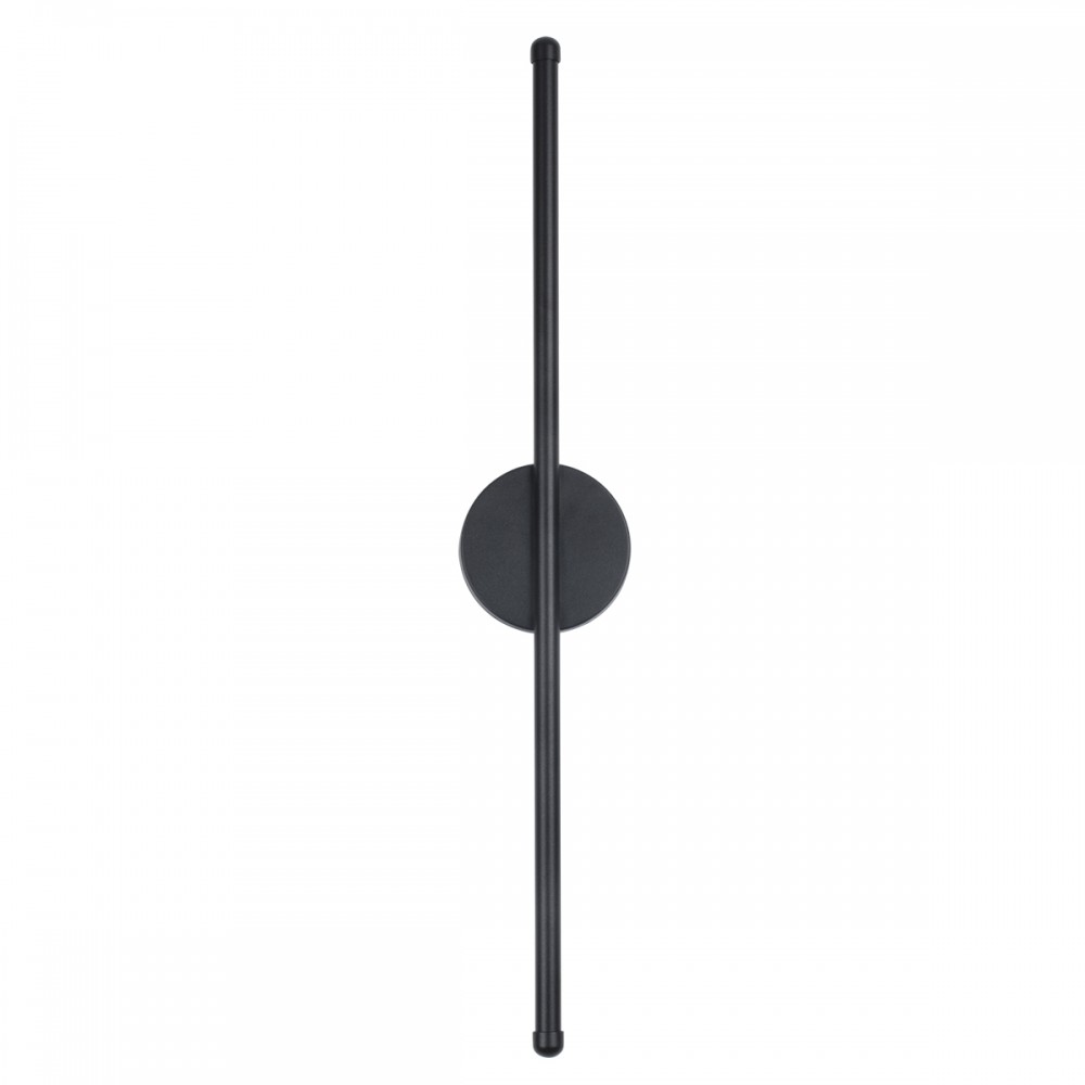 GloboStar® DIADEM 61329 Φωτιστικό Τοίχου - Απλίκα Design LED CCT 9W 1080lm 120° AC 220-240V - Εναλλαγή Φωτισμού μέσω Διακόπτη On/Off All In One Ψυχρό 6000k+Φυσικό 4500k+Θερμό 2700k Μ10 x Π4 x Υ60cm - Μαύρο - 3 Years Warranty