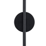 GloboStar® DIADEM 61329 Φωτιστικό Τοίχου - Απλίκα Design LED CCT 9W 1080lm 120° AC 220-240V - Εναλλαγή Φωτισμού μέσω Διακόπτη On/Off All In One Ψυχρό 6000k+Φυσικό 4500k+Θερμό 2700k Μ10 x Π4 x Υ60cm - Μαύρο - 3 Years Warranty