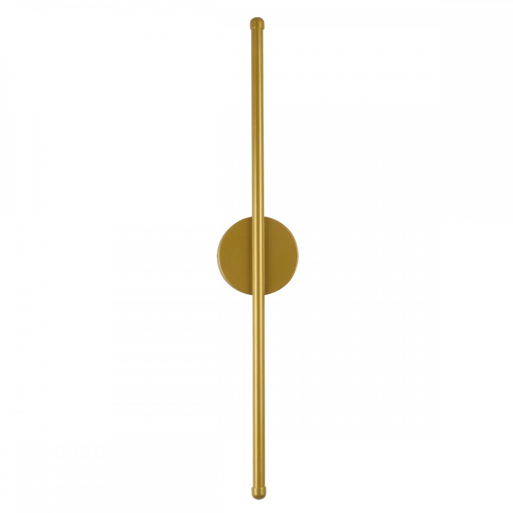 GloboStar® DIADEM 61330 Φωτιστικό Τοίχου - Απλίκα Design LED CCT 9W 1080lm 120° AC 220-240V - Εναλλαγή Φωτισμού μέσω Διακόπτη On/Off All In One Ψυχρό 6000k+Φυσικό 4500k+Θερμό 2700k Μ10 x Π4 x Υ60cm - Χρυσό - 3 Years Warranty