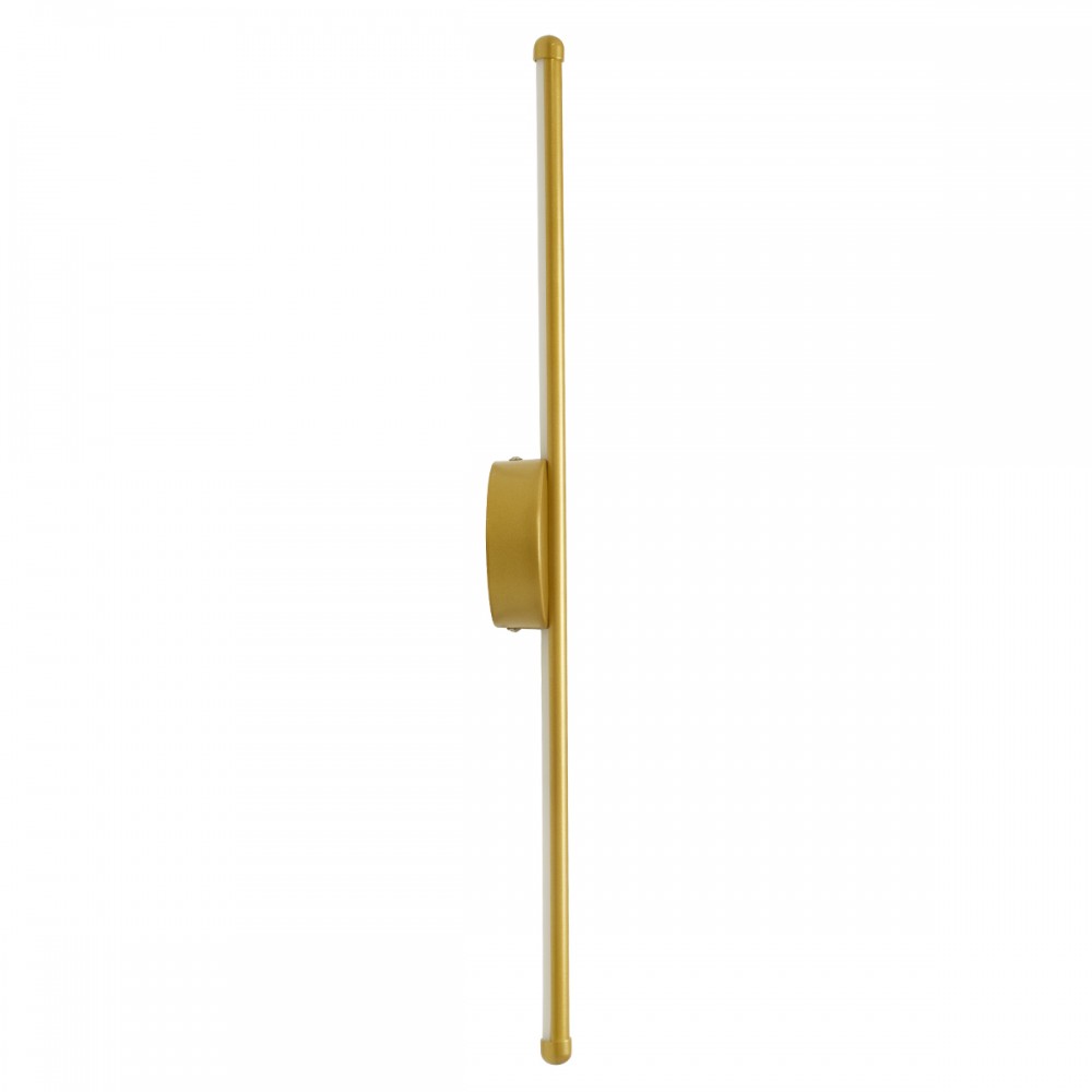 GloboStar® DIADEM 61330 Φωτιστικό Τοίχου - Απλίκα Design LED CCT 9W 1080lm 120° AC 220-240V - Εναλλαγή Φωτισμού μέσω Διακόπτη On/Off All In One Ψυχρό 6000k+Φυσικό 4500k+Θερμό 2700k Μ10 x Π4 x Υ60cm - Χρυσό - 3 Years Warranty