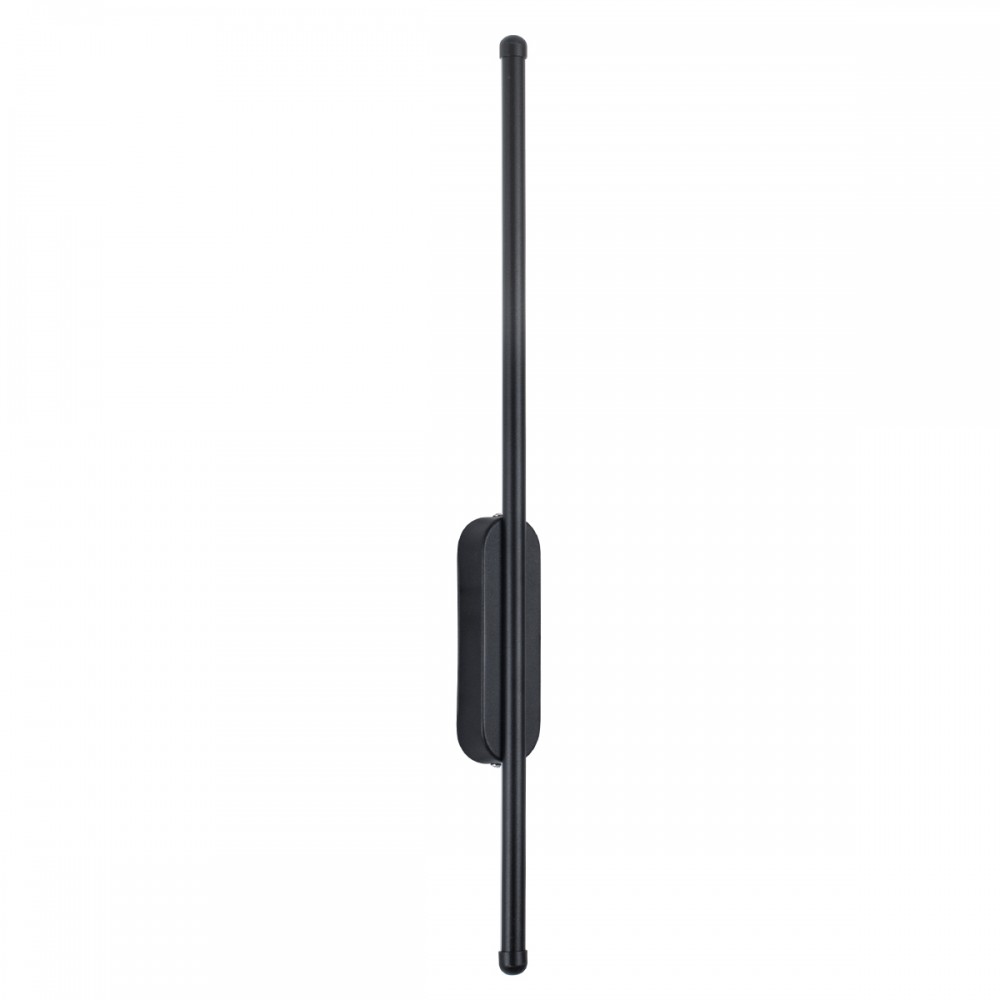 GloboStar® HARLEM 61331 Φωτιστικό Τοίχου - Απλίκα Design LED CCT 9W 1080lm 120° AC 220-240V - Εναλλαγή Φωτισμού μέσω Διακόπτη On/Off All In One Ψυχρό 6000k+Φυσικό 4500k+Θερμό 2700k Μ5 x Π4 x Υ60cm - Μαύρο - 3 Years Warranty