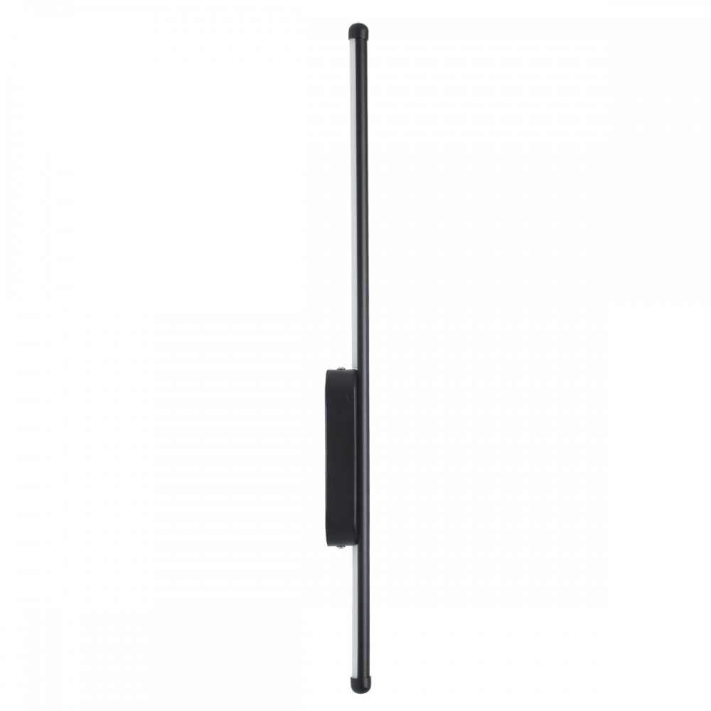 GloboStar® HARLEM 61331 Φωτιστικό Τοίχου - Απλίκα Design LED CCT 9W 1080lm 120° AC 220-240V - Εναλλαγή Φωτισμού μέσω Διακόπτη On/Off All In One Ψυχρό 6000k+Φυσικό 4500k+Θερμό 2700k Μ5 x Π4 x Υ60cm - Μαύρο - 3 Years Warranty