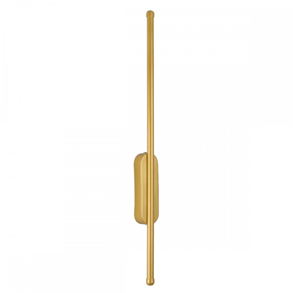 GloboStar® HARLEM 61332 Φωτιστικό Τοίχου - Απλίκα Design LED CCT 9W 1080lm 120° AC 220-240V - Εναλλαγή Φωτισμού μέσω Διακόπτη On/Off All In One Ψυχρό 6000k+Φυσικό 4500k+Θερμό 2700k Μ5 x Π4 x Υ60cm - Χρυσό - 3 Years Warranty