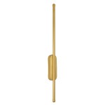 GloboStar® HARLEM 61332 Φωτιστικό Τοίχου - Απλίκα Design LED CCT 9W 1080lm 120° AC 220-240V - Εναλλαγή Φωτισμού μέσω Διακόπτη On/Off All In One Ψυχρό 6000k+Φυσικό 4500k+Θερμό 2700k Μ5 x Π4 x Υ60cm - Χρυσό - 3 Years Warranty