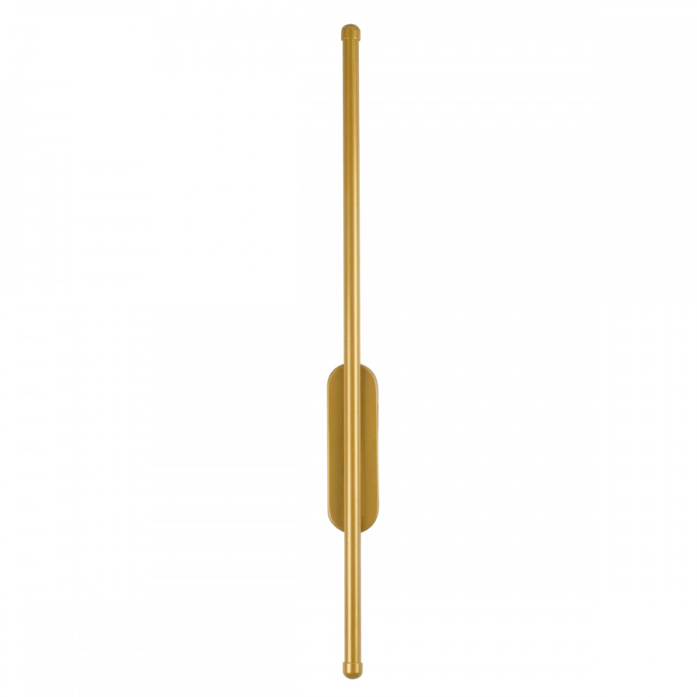 GloboStar® HARLEM 61332 Φωτιστικό Τοίχου - Απλίκα Design LED CCT 9W 1080lm 120° AC 220-240V - Εναλλαγή Φωτισμού μέσω Διακόπτη On/Off All In One Ψυχρό 6000k+Φυσικό 4500k+Θερμό 2700k Μ5 x Π4 x Υ60cm - Χρυσό - 3 Years Warranty