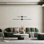 GloboStar® DIADEM 61333 Φωτιστικό Τοίχου - Απλίκα Design LED CCT 18W 2160lm 120° AC 220-240V - Εναλλαγή Φωτισμού μέσω Διακόπτη On/Off All In One Ψυχρό 6000k+Φυσικό 4500k+Θερμό 2700k Μ10 x Π4 x Υ120cm - Μαύρο - 3 Years Warranty