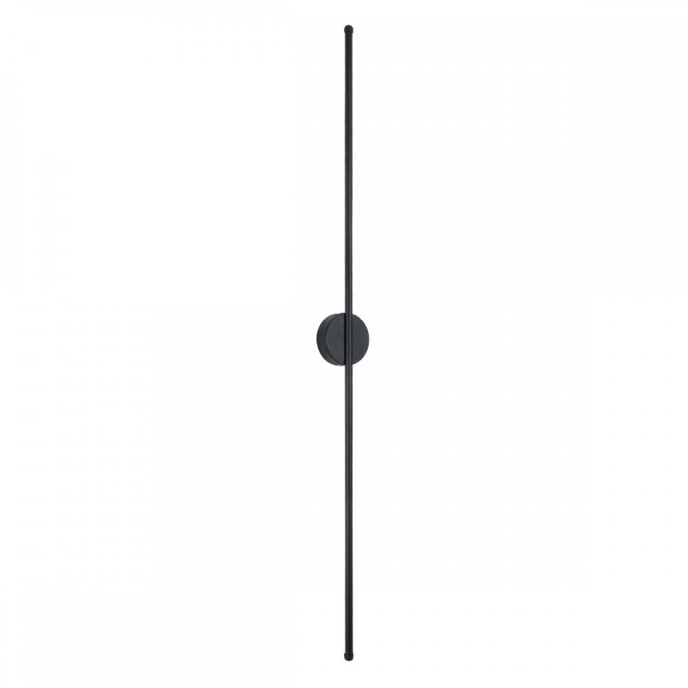 GloboStar® DIADEM 61333 Φωτιστικό Τοίχου - Απλίκα Design LED CCT 18W 2160lm 120° AC 220-240V - Εναλλαγή Φωτισμού μέσω Διακόπτη On/Off All In One Ψυχρό 6000k+Φυσικό 4500k+Θερμό 2700k Μ10 x Π4 x Υ120cm - Μαύρο - 3 Years Warranty