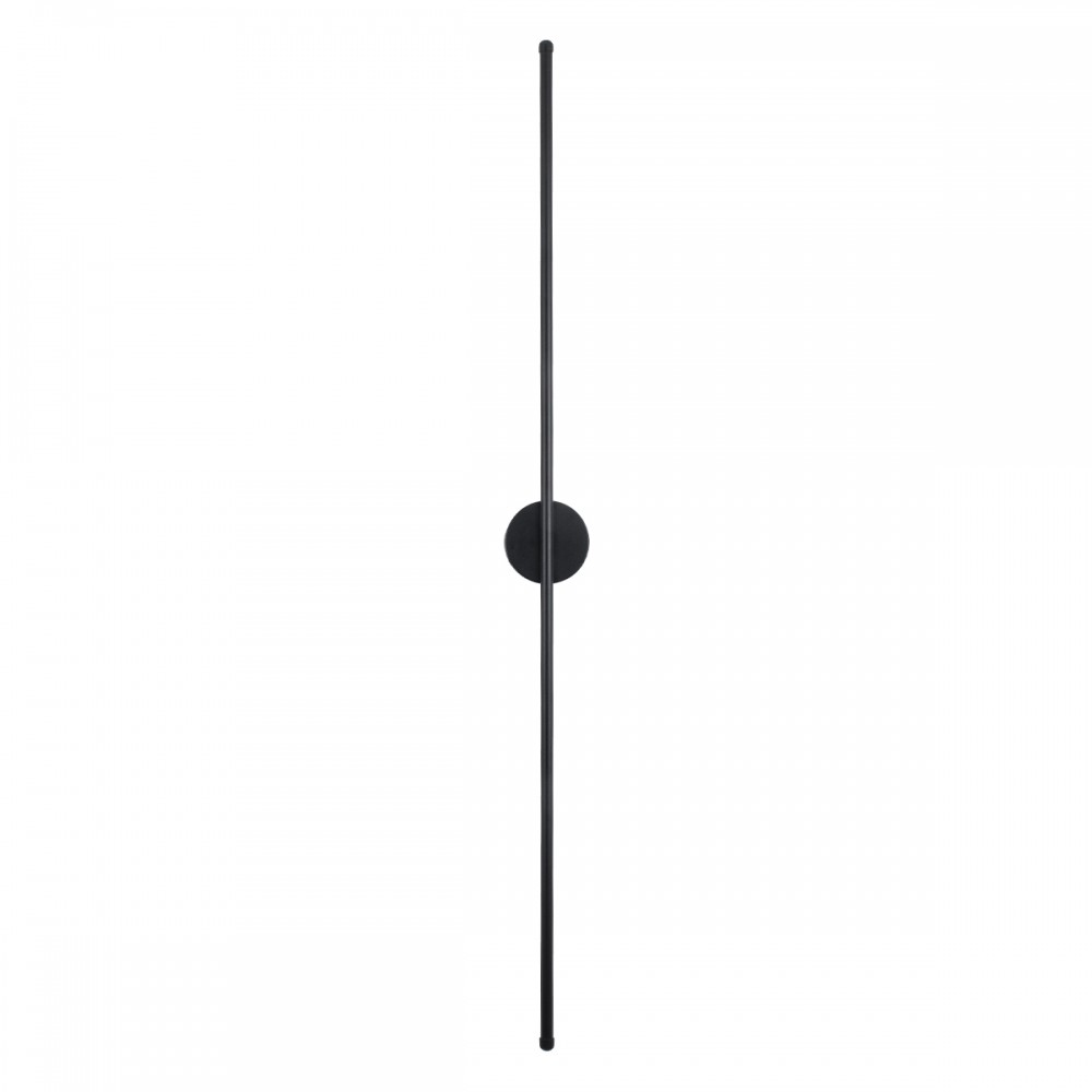 GloboStar® DIADEM 61333 Φωτιστικό Τοίχου - Απλίκα Design LED CCT 18W 2160lm 120° AC 220-240V - Εναλλαγή Φωτισμού μέσω Διακόπτη On/Off All In One Ψυχρό 6000k+Φυσικό 4500k+Θερμό 2700k Μ10 x Π4 x Υ120cm - Μαύρο - 3 Years Warranty