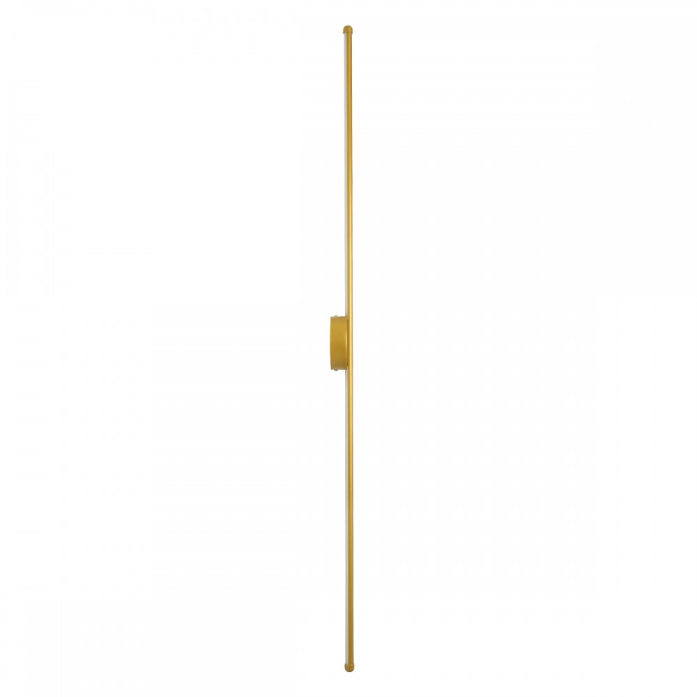 GloboStar® DIADEM 61334 Φωτιστικό Τοίχου - Απλίκα Design LED CCT 18W 2160lm 120° AC 220-240V - Εναλλαγή Φωτισμού μέσω Διακόπτη On/Off All In One Ψυχρό 6000k+Φυσικό 4500k+Θερμό 2700k Μ10 x Π4 x Υ120cm - Χρυσό - 3 Years Warranty