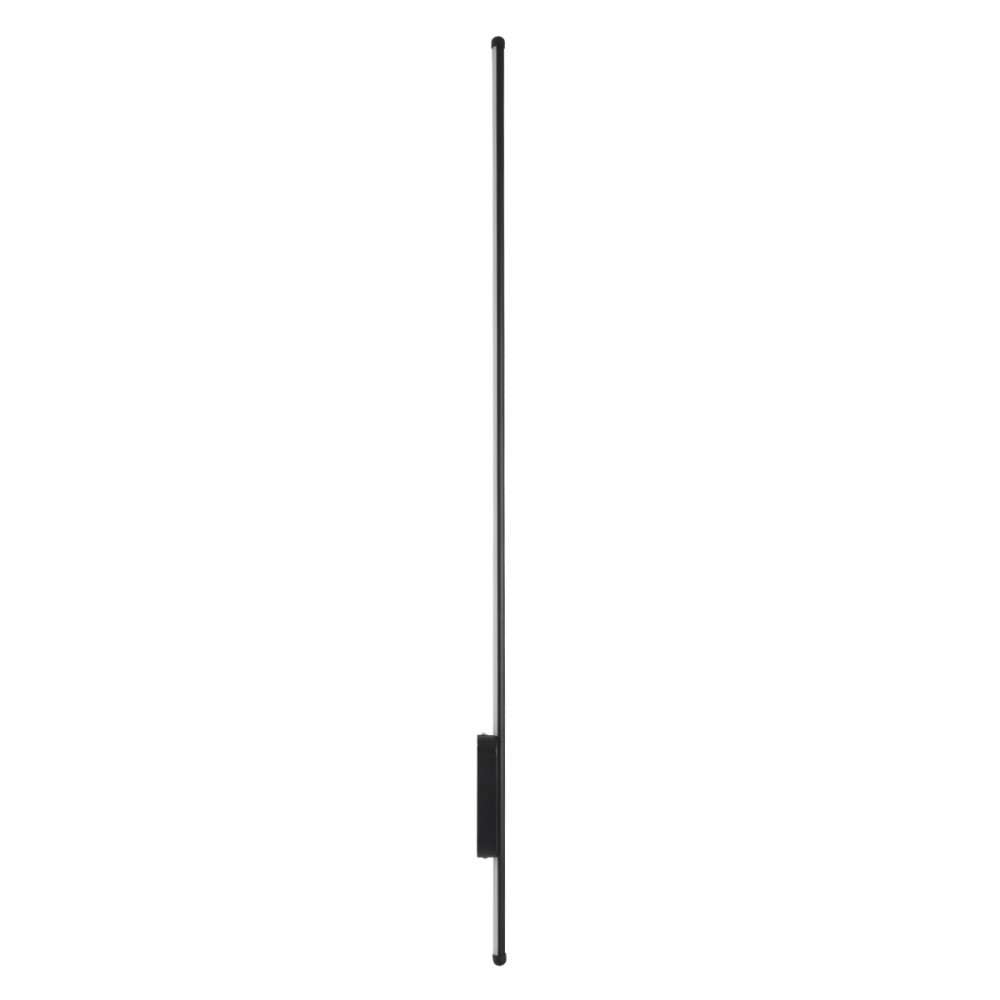 GloboStar® HARLEM 61335 Φωτιστικό Τοίχου - Απλίκα Design LED CCT 18W 2160lm 120° AC 220-240V - Εναλλαγή Φωτισμού μέσω Διακόπτη On/Off All In One Ψυχρό 6000k+Φυσικό 4500k+Θερμό 2700k Μ5 x Π4 x Υ120cm - Μαύρο - 3 Years Warranty