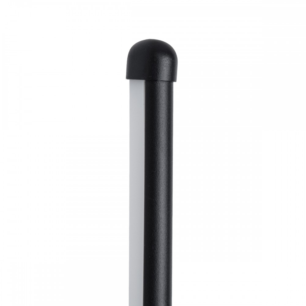 GloboStar® HARLEM 61335 Φωτιστικό Τοίχου - Απλίκα Design LED CCT 18W 2160lm 120° AC 220-240V - Εναλλαγή Φωτισμού μέσω Διακόπτη On/Off All In One Ψυχρό 6000k+Φυσικό 4500k+Θερμό 2700k Μ5 x Π4 x Υ120cm - Μαύρο - 3 Years Warranty