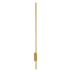 GloboStar® HARLEM 61336 Φωτιστικό Τοίχου - Απλίκα Design LED CCT 18W 2160lm 120° AC 220-240V - Εναλλαγή Φωτισμού μέσω Διακόπτη On/Off All In One Ψυχρό 6000k+Φυσικό 4500k+Θερμό 2700k Μ5 x Π4 x Υ120cm - Χρυσό - 3 Years Warranty