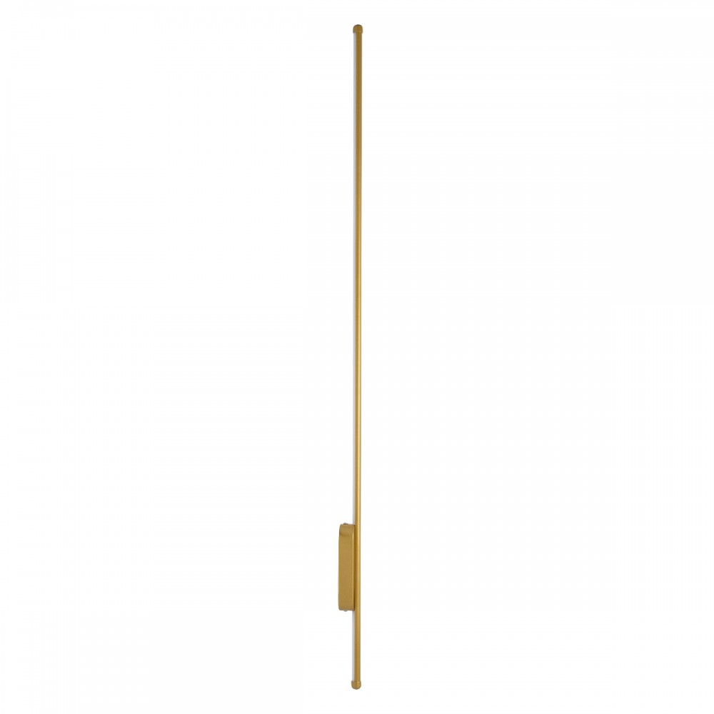 GloboStar® HARLEM 61336 Φωτιστικό Τοίχου - Απλίκα Design LED CCT 18W 2160lm 120° AC 220-240V - Εναλλαγή Φωτισμού μέσω Διακόπτη On/Off All In One Ψυχρό 6000k+Φυσικό 4500k+Θερμό 2700k Μ5 x Π4 x Υ120cm - Χρυσό - 3 Years Warranty