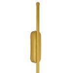 GloboStar® HARLEM 61336 Φωτιστικό Τοίχου - Απλίκα Design LED CCT 18W 2160lm 120° AC 220-240V - Εναλλαγή Φωτισμού μέσω Διακόπτη On/Off All In One Ψυχρό 6000k+Φυσικό 4500k+Θερμό 2700k Μ5 x Π4 x Υ120cm - Χρυσό - 3 Years Warranty
