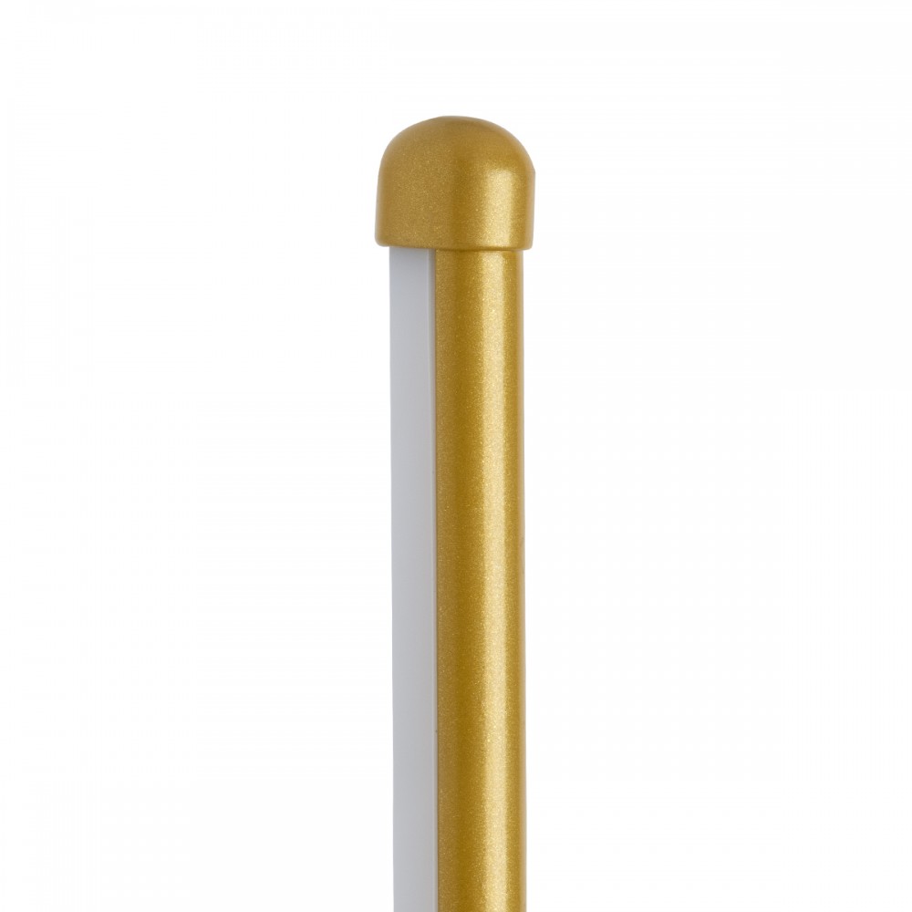 GloboStar® HARLEM 61336 Φωτιστικό Τοίχου - Απλίκα Design LED CCT 18W 2160lm 120° AC 220-240V - Εναλλαγή Φωτισμού μέσω Διακόπτη On/Off All In One Ψυχρό 6000k+Φυσικό 4500k+Θερμό 2700k Μ5 x Π4 x Υ120cm - Χρυσό - 3 Years Warranty