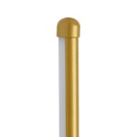 GloboStar® HARLEM 61336 Φωτιστικό Τοίχου - Απλίκα Design LED CCT 18W 2160lm 120° AC 220-240V - Εναλλαγή Φωτισμού μέσω Διακόπτη On/Off All In One Ψυχρό 6000k+Φυσικό 4500k+Θερμό 2700k Μ5 x Π4 x Υ120cm - Χρυσό - 3 Years Warranty