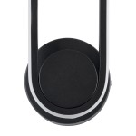 GloboStar® DALLAS 61345 Φωτιστικό Τοίχου - Απλίκα Design LED CCT 12W 1440lm 360° AC 220-240V - Εναλλαγή Φωτισμού μέσω Διακόπτη On/Off All In One Ψυχρό 6000k+Φυσικό 4500k+Θερμό 2700k Μ12 x Π6.5 x Υ32cm - Μαύρο - 3 Years Warranty