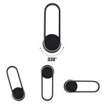 GloboStar® DALLAS 61345 Φωτιστικό Τοίχου - Απλίκα Design LED CCT 12W 1440lm 360° AC 220-240V - Εναλλαγή Φωτισμού μέσω Διακόπτη On/Off All In One Ψυχρό 6000k+Φυσικό 4500k+Θερμό 2700k Μ12 x Π6.5 x Υ32cm - Μαύρο - 3 Years Warranty