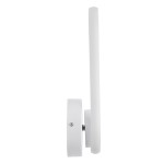 GloboStar® DALLAS 61346 Φωτιστικό Τοίχου - Απλίκα Design LED CCT 12W 1440lm 360° AC 220-240V - Εναλλαγή Φωτισμού μέσω Διακόπτη On/Off All In One Ψυχρό 6000k+Φυσικό 4500k+Θερμό 2700k Μ12 x Π6.5 x Υ32cm - Λευκό - 3 Years Warranty