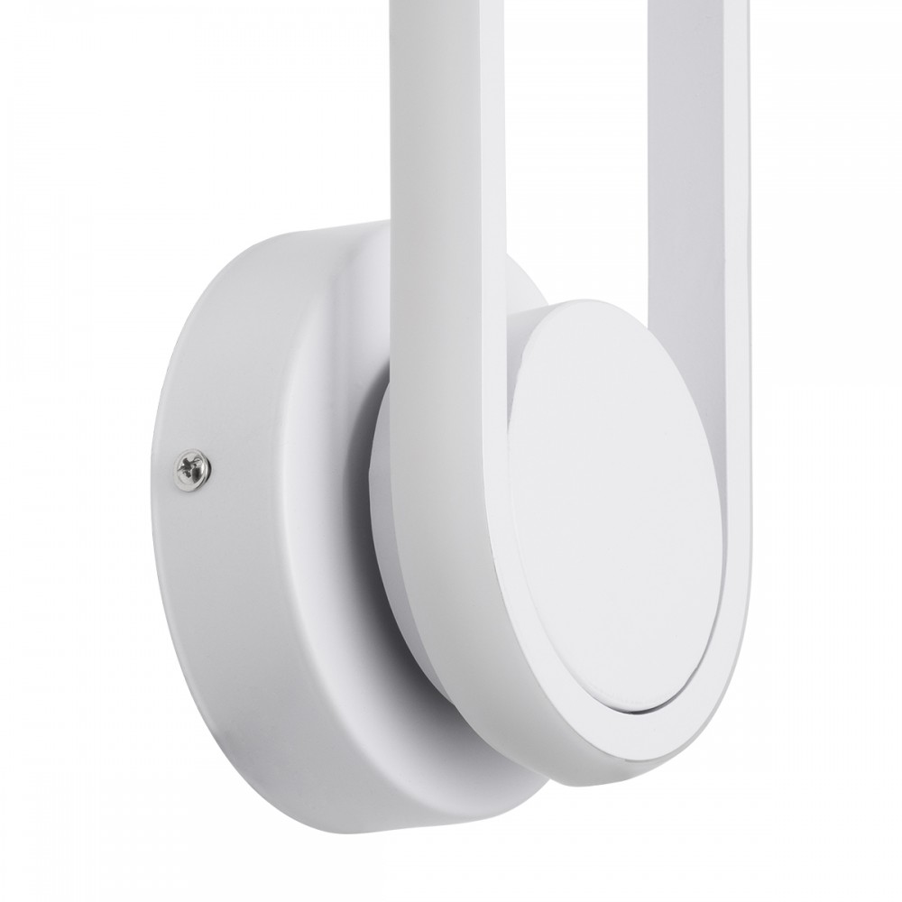 GloboStar® DALLAS 61346 Φωτιστικό Τοίχου - Απλίκα Design LED CCT 12W 1440lm 360° AC 220-240V - Εναλλαγή Φωτισμού μέσω Διακόπτη On/Off All In One Ψυχρό 6000k+Φυσικό 4500k+Θερμό 2700k Μ12 x Π6.5 x Υ32cm - Λευκό - 3 Years Warranty