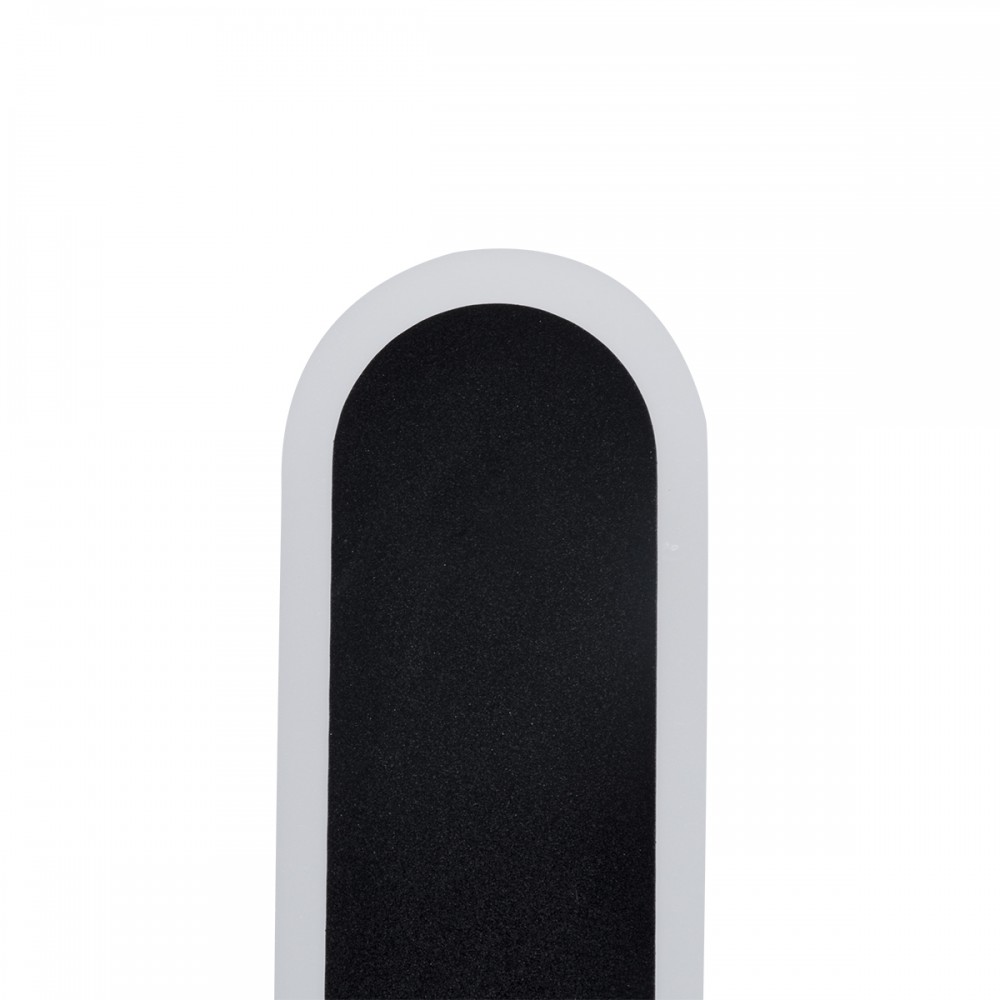 GloboStar® HOUSTON 61347 Φωτιστικό Τοίχου - Απλίκα Design LED CCT 18W 2160lm 360° AC 220-240V - Εναλλαγή Φωτισμού μέσω Διακόπτη On/Off All In One Ψυχρό 6000k+Φυσικό 4500k+Θερμό 2700k Μ6 x Π3 x Υ60cm - Μαύρο - 3 Years Warranty