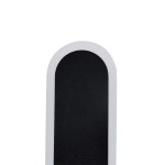 GloboStar® HOUSTON 61347 Φωτιστικό Τοίχου - Απλίκα Design LED CCT 18W 2160lm 360° AC 220-240V - Εναλλαγή Φωτισμού μέσω Διακόπτη On/Off All In One Ψυχρό 6000k+Φυσικό 4500k+Θερμό 2700k Μ6 x Π3 x Υ60cm - Μαύρο - 3 Years Warranty