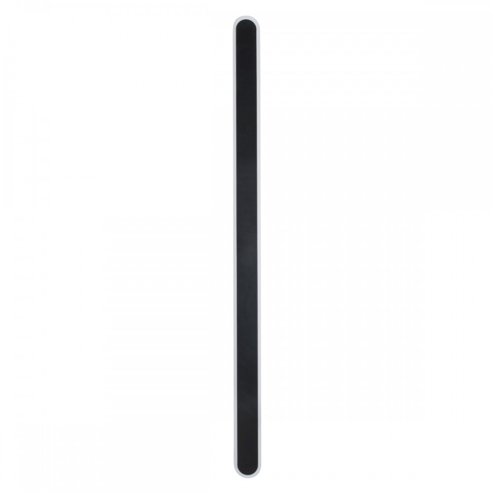 GloboStar® HOUSTON 61349 Φωτιστικό Τοίχου - Απλίκα Design LED CCT 24W 2880lm 360° AC 220-240V - Εναλλαγή Φωτισμού μέσω Διακόπτη On/Off All In One Ψυχρό 6000k+Φυσικό 4500k+Θερμό 2700k Μ6 x Π3 x Υ100cm - Μαύρο - 3 Years Warranty