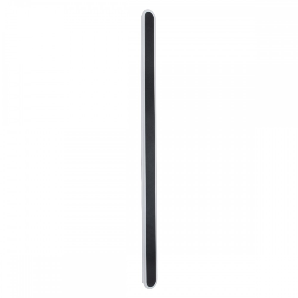GloboStar® HOUSTON 61349 Φωτιστικό Τοίχου - Απλίκα Design LED CCT 24W 2880lm 360° AC 220-240V - Εναλλαγή Φωτισμού μέσω Διακόπτη On/Off All In One Ψυχρό 6000k+Φυσικό 4500k+Θερμό 2700k Μ6 x Π3 x Υ100cm - Μαύρο - 3 Years Warranty