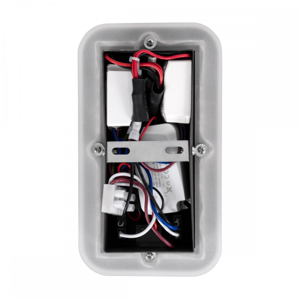 GloboStar® LADY-O 61363 Μοντέρνο Φωτιστικό Τοίχου - Απλίκα Ξενοδοχείου Bed Side LED 10W 1000lm 36° & 360° AC 220-240V - Reading Light & 360° Κρυφός Φωτισμός - Φορτιστής USB 3A - Μ10.5 x Π10 x Υ18.5cm - Φυσικό Λευκό 4500K - Μαύρο