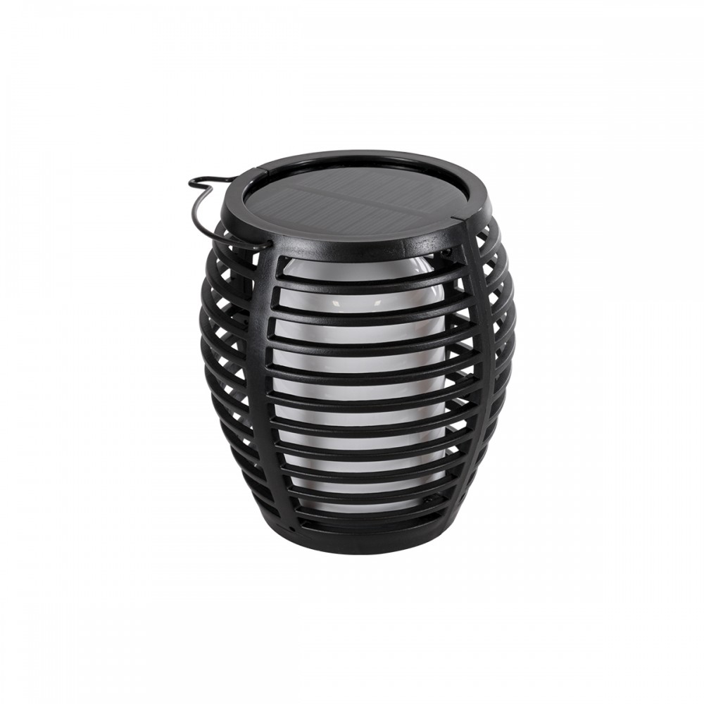 GloboStar® FIAMMA 61549 Αυτόνομο Ηλιακό Καρφωτό Φωτιστικό Κήπου LED SMD 2W 80lm με Ενσωματωμένη Μπαταρία 1500mAh - Φωτοβολταϊκό Πάνελ - Αισθητήρα Ημέρας-Νύχτας Φαναράκι Κήπου - Εφέ Φλόγας Διακοσμητικό - Αδιάβροχο IP65 - 1800K Φ10 x Υ55cm - 2 Χρόνια Εγγύησ