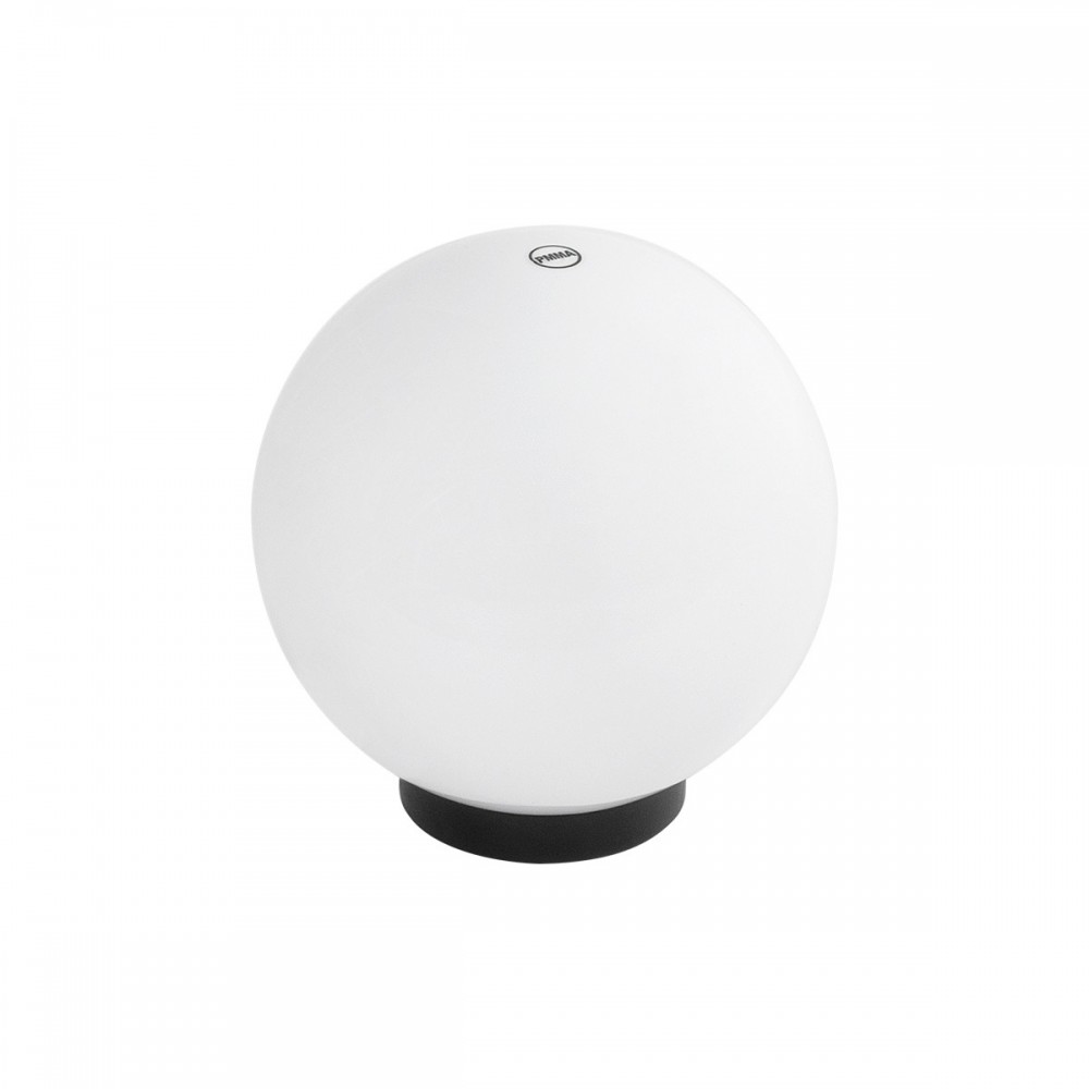 GLOBOSTAR® AGROS 61594 Φωτιστικό Κήπου με Ντουί 1 x E27 AC 220-240V Αδιάβροχο IP65 - Λευκό & Μάυρο - Μ20 x Π20 x Υ22cm