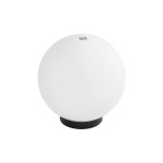 GLOBOSTAR® AGROS 61594 Φωτιστικό Κήπου με Ντουί 1 x E27 AC 220-240V Αδιάβροχο IP65 - Λευκό & Μάυρο - Μ20 x Π20 x Υ22cm