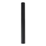 GloboStar® DUCT 61620 Επιφανειακό Στρόγγυλο Φωτιστικό Σποτ Αλουμινίου με Ντουί GU10 VDE Certified AC 220-240V IP44 Φ6 x Υ60cm - Μαύρο - 5 Years Warranty